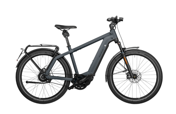 RM Charger3 GT vario HS 53 cm '22 sötétkék elektromos kerékpár (625Wh, Kiox, zár táskával)