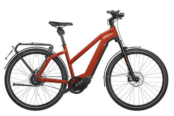 RM Charger3 Mixte vario HS 49 cm '22 piros elektromos kerékpár (625Wh, Kiox, zár táskával)