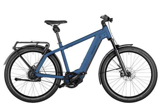 RM Charger4 GT vario 56 cm '22 kék elektromos kerékpár (750Wh, Kiox, zár táskával)