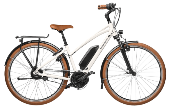 RM Cruiser Mixte vario 50 cm '22 krém színű elektromos kerékpár (500Wh, Intuvia, váztáska,zár táskával)