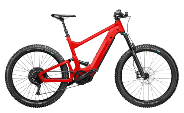 RM Delite mountain touring 51 cm '22 piros elektromos kerékpár (625Wh, kiox, kosár nélkül, Abus zár)