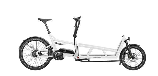 RM Load 75 vario '22 fehér elektromos kerékpár (1000Wh, Intuvia, alacsonyperemes, zár táskával)