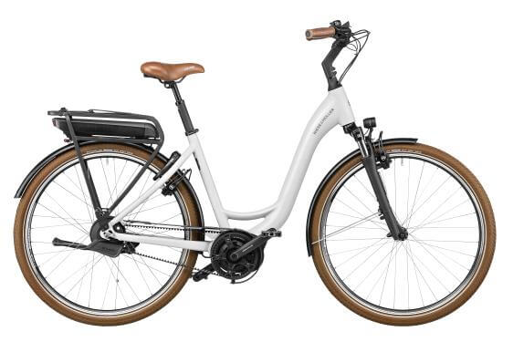 RM Swing automatic US46 cm '23 fehér elektromos kerékpár (500Wh, Intuvia, első kosár, zár táskával)
