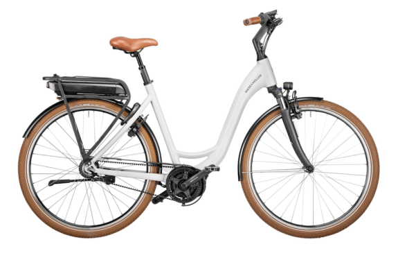 RM Swing silent US51 cm '23 fehér elektromos kerékpár (500Wh, Intuvia, zár táskával,első kosár)
