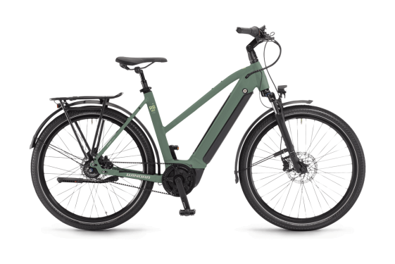 Winora Sinus R8 Eco i500Wh TR48cm '22 zöld elektromos kerékpár
