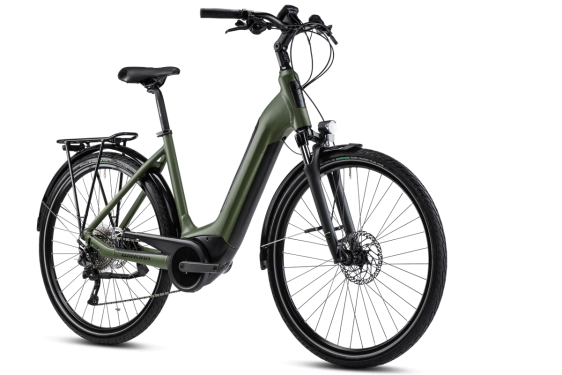 Winora Tria 10 i500Wh US46cm '22 zöld elektromos kerékpár