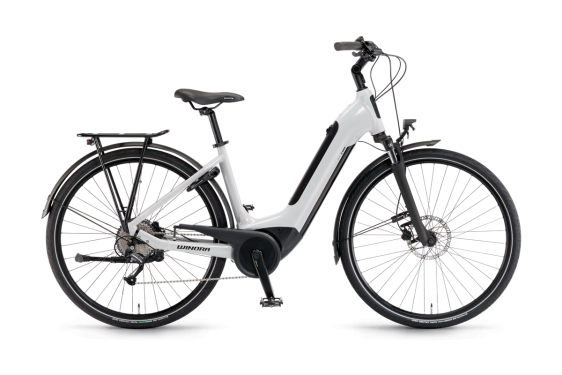 Winora Tria 7eco i400Wh US46cm '22 fehér elektromos kerékpár - bérelhető (vsz: LC2221A08469, Győr)