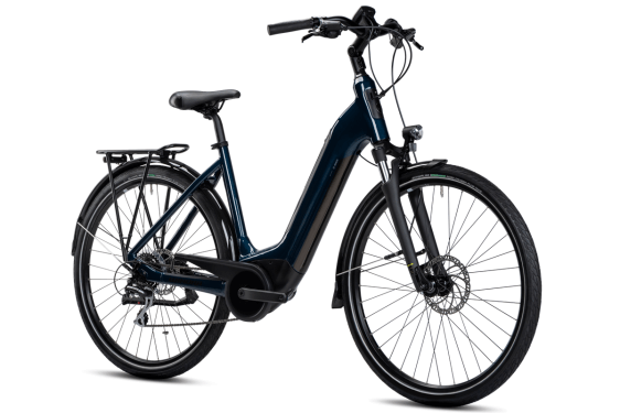 Winora Tria 8 i400Wh US46cm '22 kék elektromos kerékpár