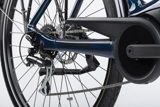 Winora Tria 8 i400Wh US61cm '22 kék elektromos kerékpár