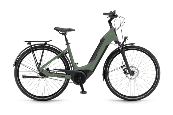 Winora Tria N8 i500Wh US61cm '22 zöld elektromos kerékpár