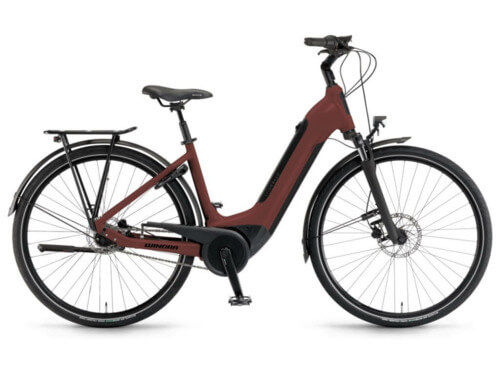 Winora Tria N8f eco i400Wh US41cm '22 bordó elektromos kerékpár - bérelhető (TB, vsz: LC2219A06182)