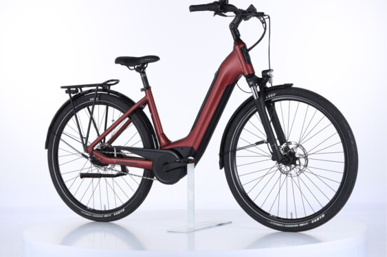 Winora Tria N8f eco i400Wh US46cm '22 bordó elektromos kerékpár - használt (vsz: LC2131A04556)