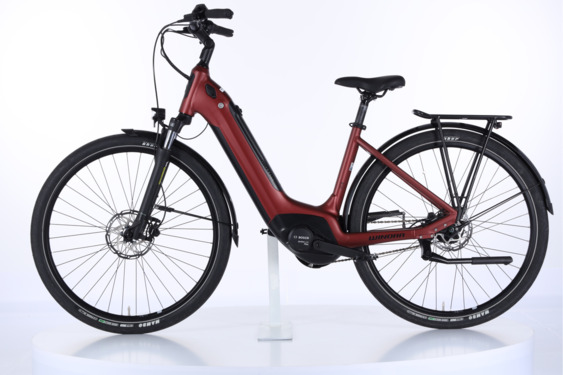 Winora Tria N8f eco i400Wh US46cm '22 bordó elektromos kerékpár - használt (vsz: LC2131A04556)