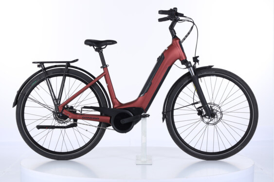 Winora Tria N8f eco i400Wh US46cm '22 bordó elektromos kerékpár - használt (vsz:LC2225A12198)