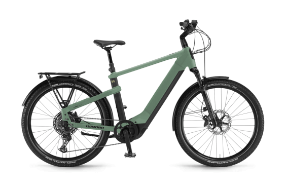 Winora Yakun 12 i750Wh HE55cm '22 zöld elektromos kerékpár