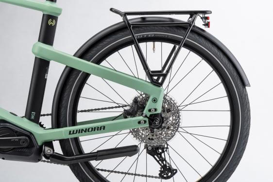 Winora Yakun 12 i750Wh HE50cm '22 zöld elektromos kerékpár