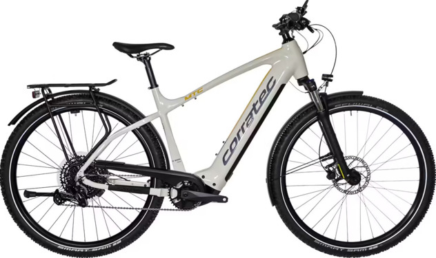Corratec E-Power MTC 12s HE44 cm '23 bézs elektromos kerékpár