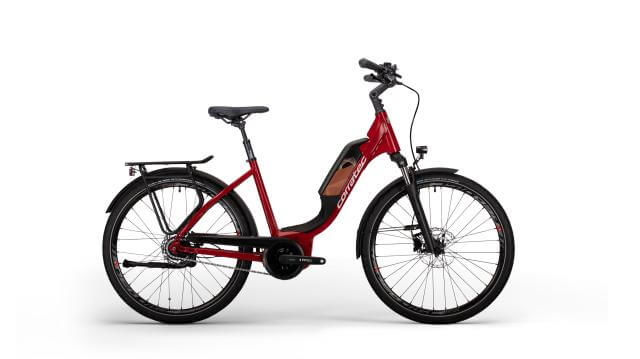 Corratec E-Power Urban 26 Fusion Tube AP5 8SC US40 cm '23 piros elektromos kerékpár