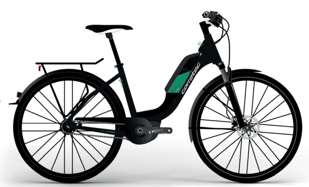 Corratec E-Power Urban 26 Fusion Tube AP5 12S US45 cm '23 antracit elektromos kerékpár