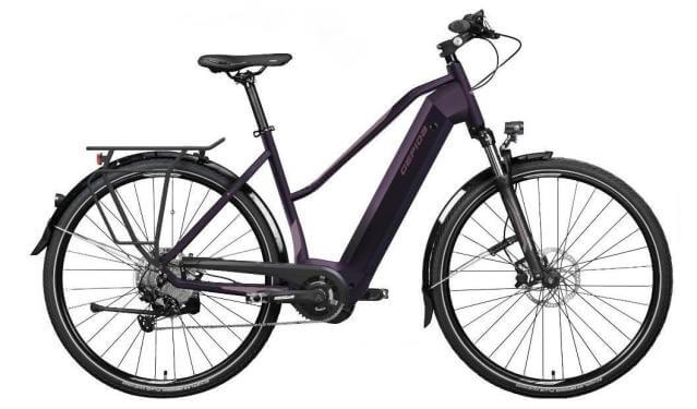 Gepida ALBOIN CURVE 28" L10S TR44 cm 625Wh '23 lila elektromos kerékpár