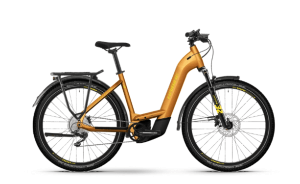 Haibike TREKKING 8 750Wh US46cm '24 narancs elektromos kerékpár