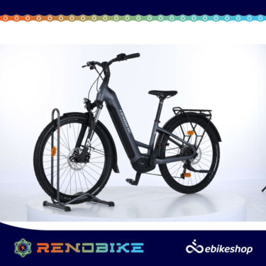 Haibike Trekking4 720Wh US38 cm '23 szürke elektromos kerékpár - használt -K- (vsz: J022823883)