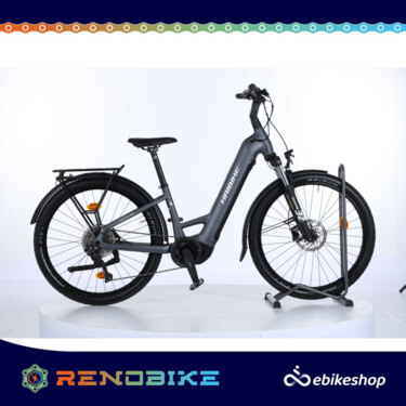 Haibike Trekking4 720Wh US38 cm '23 szürke elektromos kerékpár - használt -K- (vsz: J022823883)