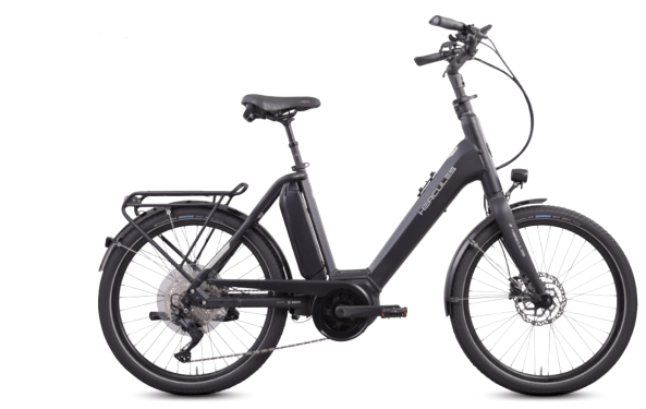 Hercules Futura Compact 10 500Wh 24" 49 cm '23 fekete elektromos kerékpár