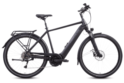 HERCULES Futura Sport I-8 TR45 cm '23 fekete elektromos kerékpár