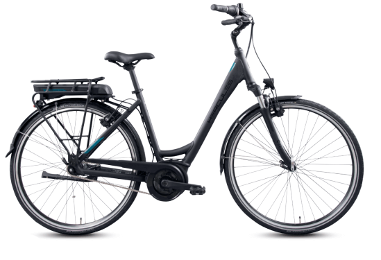 HERCULES Robert/a R7 US55 cm '23 fekete elektromos kerékpár