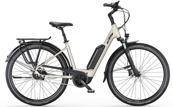 KTM MACINA CENTRAL P510 RT US46 cm '23 pezsgő színű elektromos kerékpár