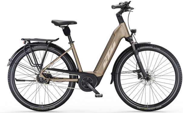 KTM MACINA CITY P610 RT US43 cm '23 pezsgő színű elektromos kerékpár