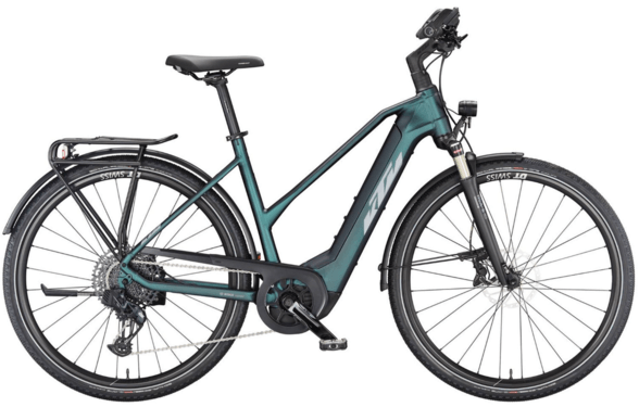KTM MACINA SPORT 710 TR51 cm '23 zöldeslila-flip elektromos kerékpár