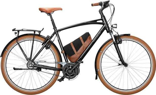RM Cruiser2 silent HE56 cm '23 fekete elektromos kerékpár (725Wh, Kiox300, zár táskával)