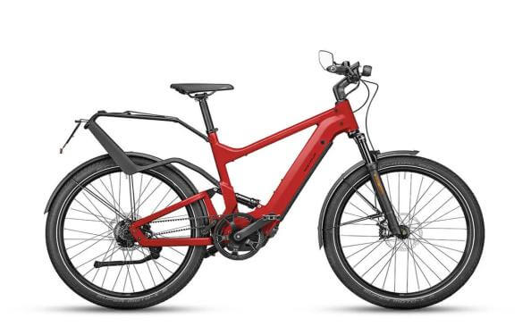 RM Delite GT vario HS HE51 cm '23 piros elektromos kerékpár (625Wh, Nyon, Csomagtartó)