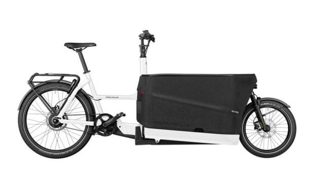 RM Packster 70 vario '23 fehér elektromos kerékpár (625 Wh, Purion, Csomagtartó)