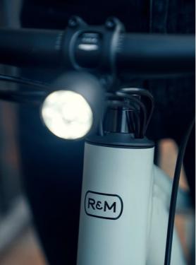 RM Roadster Mixte touring HS TR45 cm '23 zöld elektromos kerékpár (625Wh, Nyon, comfort kit, zár táskával)