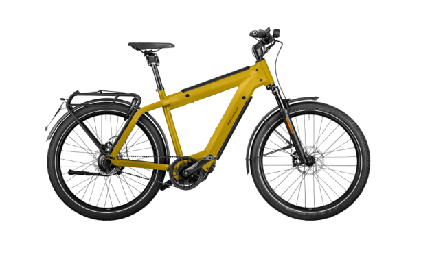RM Supercharger GT vario HS HE53 cm '23 sárga elektromos kerékpár (1250Wh, Kiox, zár táskával)