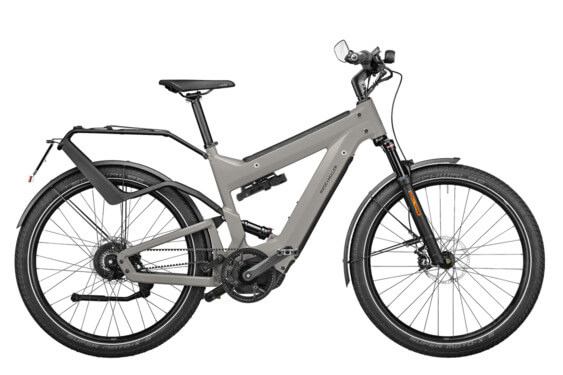 RM Superdelite GT vario HS HE51 cm '23 ezüst elektromos kerékpár (1125Wh, Kiox, Csomagtartó)
