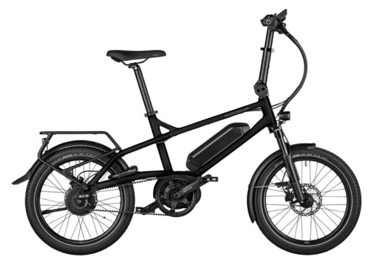 RM Tinker2 vario '23 fekete elektromos kerékpár (545Wh, Kiox300, zár táskával)
