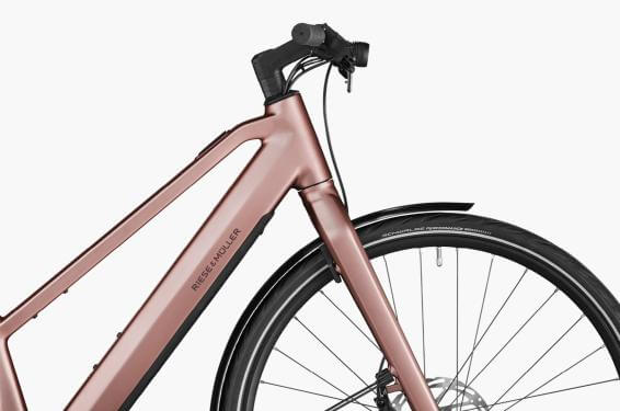 RM UBN Seven silent TR51 cm '23 rózsaszín elektromos kerékpár (430Wh, LEDHub, Suspension Kit)