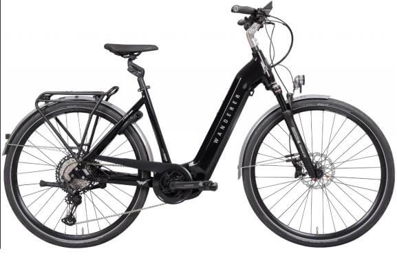 WANDERER E-Tourer I-12 US53 cm '23 fekete elektromos kerékpár