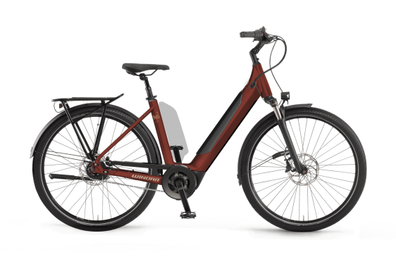 Winora Sinus N5f 625Wh US54cm '23 gesztenyebarna elektromos kerékpár