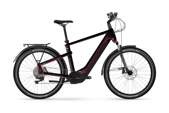 Winora Yakun X10E 625Wh HE60cm '23 bordó elektromos kerékpár