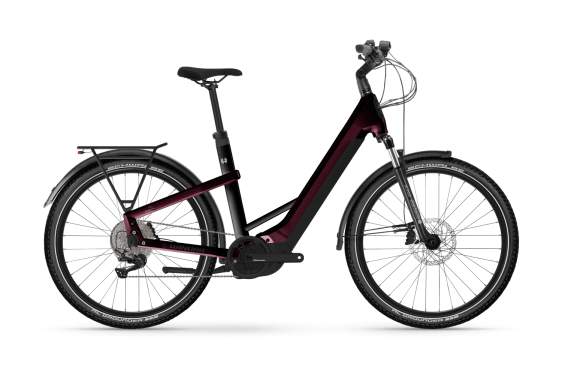 Winora Yakun X10E 625Wh US50cm '23 bordó elektromos kerékpár