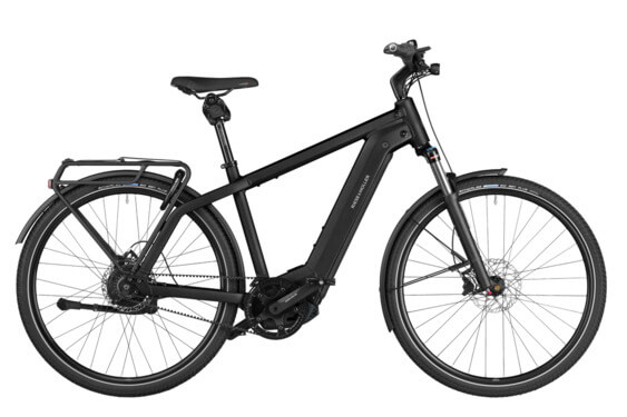 RM Charger4 vario HE53 cm '24 fekete elektromos kerékpár (750Wh, Kiox 300 , Zár táskával, Komfort Kit)