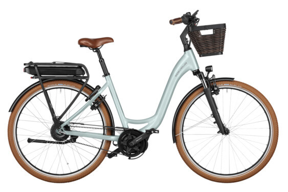 RM Swing4 vario US46 cm '24 zöld elektromos kerékpár (500Wh, Kiox 300 Első kosár, Zár táskával)
