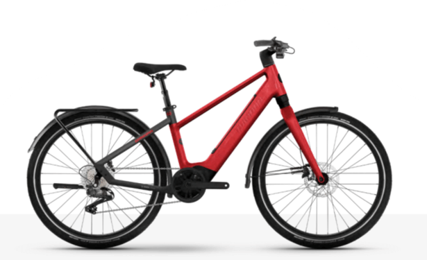 Winora iRide Pure x10 400Wh HE44 '24 piros elektromos kerékpár