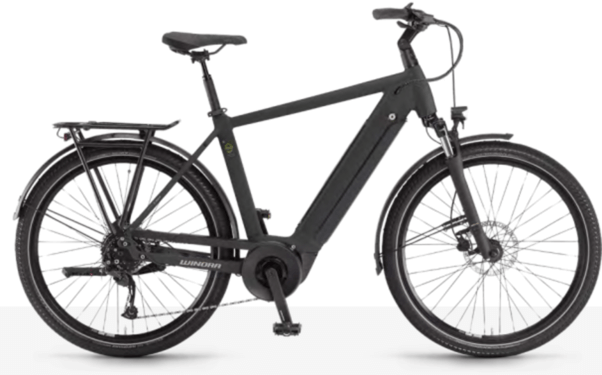 Winora Sinus X9 625Wh HE48 '24 fekete elektromos kerékpár