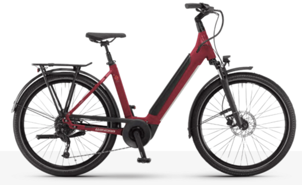 Winora Sinus X9 625Wh US46 '24 piros elektromos kerékpár